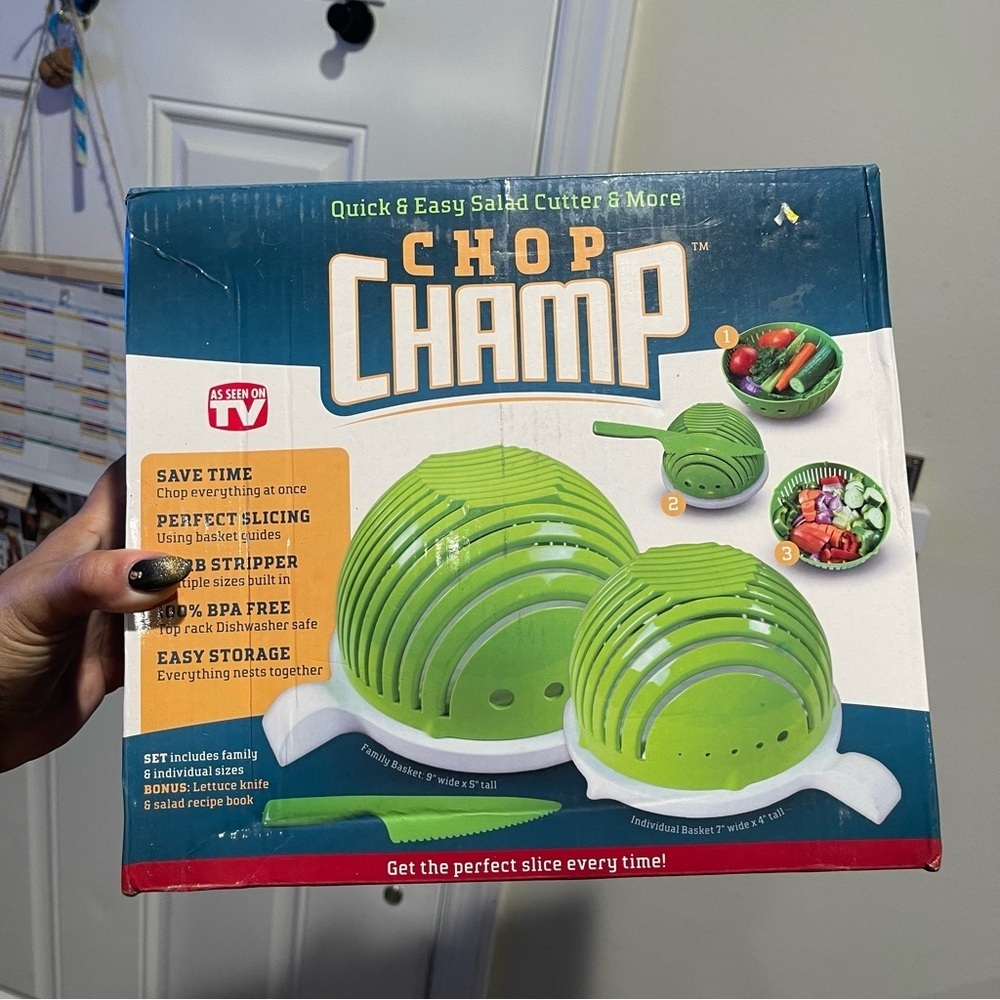 Chop Champ Salad Cutter Bowl
